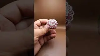 ❤️❤️❤️❤️❤️'''Beautifull Zircon Silver Big Ring AD'''❤️❤️❤️❤️❤️