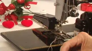 How to make a buttonhole and cutting with my Featherweight 222k