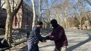 Knife Training and hand to hand Combat in Harlem Nyc || JOE SUBA