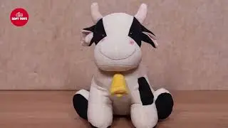 Ultra Huggable Sitting Cow Stuffed Soft Toy | Plush Toy | Ultra Soft Toys
