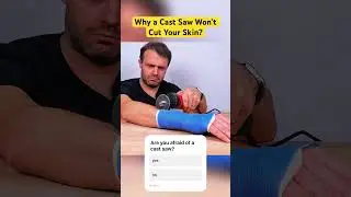 This powerful cast saw can slice through plaster&hellip; but your skin? Totally safe! 😲🔪