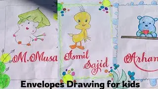 Envelopes Drawing for kids | Annual Results File | Result Envelopes Drawing | 15 New Ideas