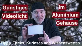 ✅Videoleuchte f&uuml;r Kamera Litufoto LED Beleuchtung N126 - Amazon Aluminium Fotolicht Test deutsch