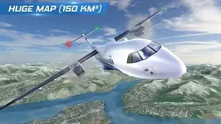 AFPS - Airplane Flight Pilot Simulator 2019 - Android gameplay