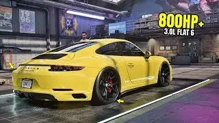 Need for Speed Heat Gameplay - 800HP+ PORSCHE 911 CARRERA GTS Customization | Max Build