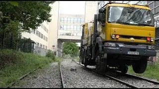 Camion Rail sur la Petite Ceinture