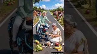 Lady Soldier Saved Her Grandma from a Robotic Bull 😭💔LadiesSoldier #shortsviral #ai