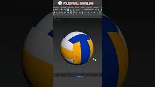Volleyball Modeling in 3ds Max | Quick 3D Object Creation #shorts #3dsmax #blender3d #bolleyball