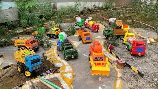 Construction Truck Transport Off Road Excavator Trailer - 6x6 Remote Control Dump Truck