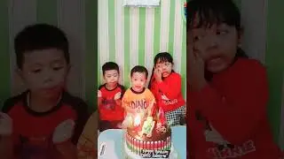 ultah dede david yang ke 2 tahun #shorts #dddavid #cutebaby #youtubeshorts