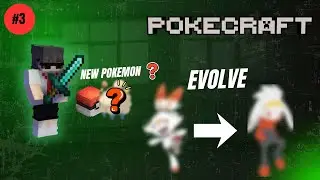 I CATCHED and EVOLVED MY POKEMONS!! Pokecraft (cobblemoon) Epi 3
