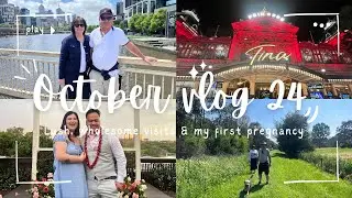Lush, wholesome visits & my first pregnancy | October vlog 2024