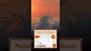 Printable Number Worksheets 0-10, Homeschool, Kindergarten Number Worksheets 21 Topics, 156 Pages