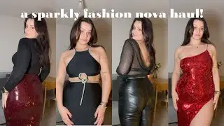 a very sparkly @FashionNova haul! | ad