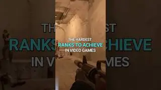 The Hardest Ranks to achieve in Video Games #shorts #gaming #cs2 #dota2 #rainbowsixsiege #valorant