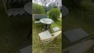 #interiordesign #patio #outdoorfurniture Outdoor sofa bed is made with wear-resistant materials