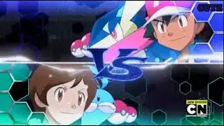 Pok&eacute;mon XYZ - (Altaria vs Ash greninja), full battle in ENGLISH