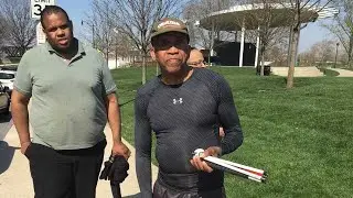 Blind minister from Ohio walks 114 miles to raise funds for others with disabilities