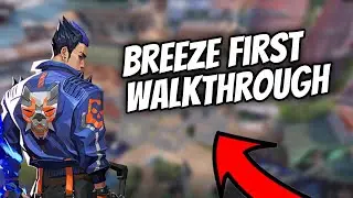 BREEZE FIRST WALKTHROUGH | Valorant New Map (Yoru Tips)