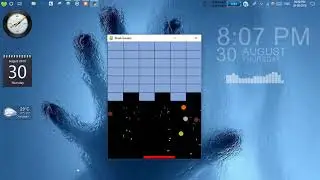Brick breaker game in pygame
