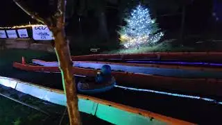 Kids do snowless tubing