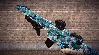 Black Squad - S15 GL FANCY FLOWER и AXMC FANCY FLOWER осмотр в игре с замедлением *o*