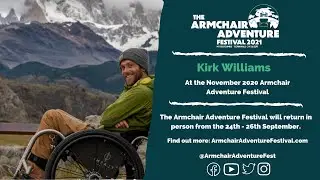 Kirk Williams at the Winter Armchair Adventure Festival