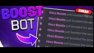 NEW Discord Boost Bot 2026 – Server Boost Tutorial!