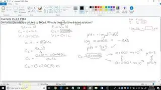 Calculate pH after dilution: ex 15 4 3
