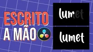 Como Fazer efeito ESCRITA (Texto Manuscrito) - DaVinci Resolve Tutorial