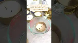 Candle tin cleaning hack! #shorts