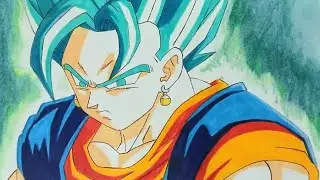 Dibujo De Super Vegito Blue [ Dragon Ball Super] Drawing 