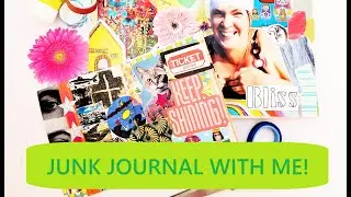 Junk Journal with Me/Talkie Tuesday with Dori Patrick/Art Vlog/Junk Journaling/Junk Journal/Ephemera
