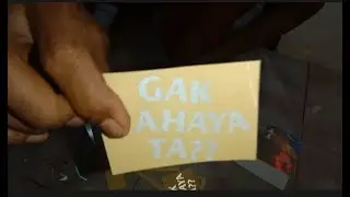 #stickermurah #stickercutting GAK BAHAYA TA....❓❓❓