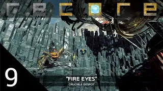 ReCore Part 9 Gameplay - The Crucible Dungeon - Boss Fire Eyes - Wave Survival Style Dungeon
