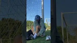 Solo soccer training ASMR 🔊⚽️ #gripsocks #solotraining #soccer #luxletic