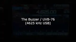 Russian channel marker: The Buzzer / UVB-76 - 4625 kHz