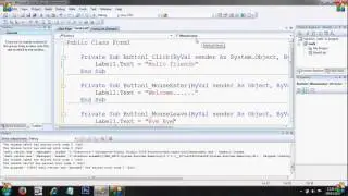 Events in VB NET