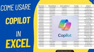 Come usare COPILOT in EXCEL. Guida all'uso dell'intelligenza artificiale AI in Excel In ITALIANO ITA