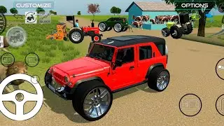 Thar Rox red modified car eleplant lion in forest mode farming @Meretoyss#lion#forest#games#thar
