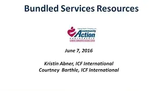 Bundling Services Resource Webinar