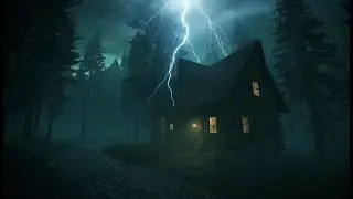 Rain Sounds for Sleeping  Goodbye Stress and Sleep Well for 5 Minutes with Thunder in the Forest