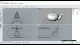 CGデザイン入門（３Ｄ）　005　ティーポットの制作（復習）