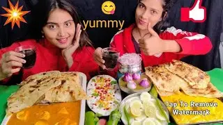 Eating Shahi paneer|kadhi pkode|raita|naan|salad|coke #mukbang #asmr #foryou #foodie #indianfood #yt