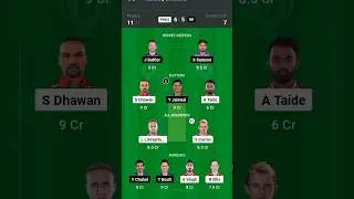 PBKS vs RR Dream11 Prediction | PBKS vs RR Dream11 Team of Today Match | #dream11 #shorts