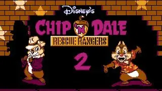 Chip 'n Dale Rescue Rangers 2 (Capcom, 1993) - NES Gameplay
