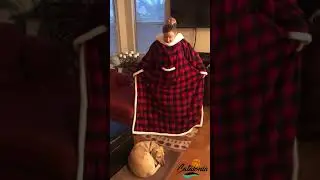 Christmas gifts- Wearable Blanket with Sleeves Arms, Super Soft Warm Comfy Large Fleece