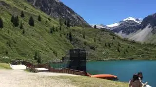 Tignes Lake in the Summer