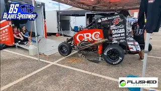 Baypark Speedway Bay51 World Midgets Series Pitwalk ft 1USA Seavey,2USA Kofoid,97AUS Brown, 97A SVG