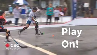 Ball hockey players from across B.C. hit the streets of Surrey